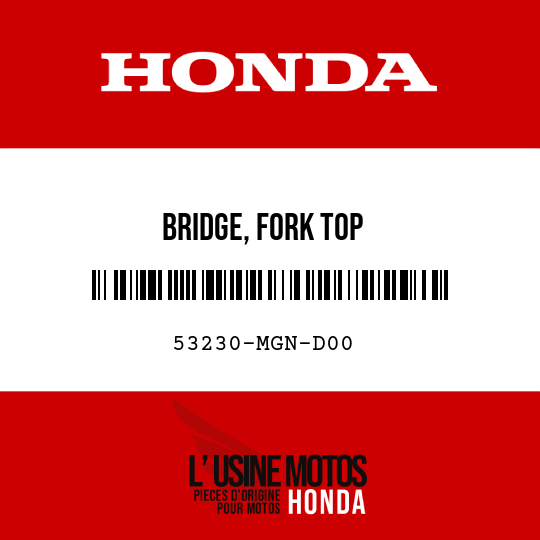 image de 53230-MGN-D00 BRIDGE, FORK TOP