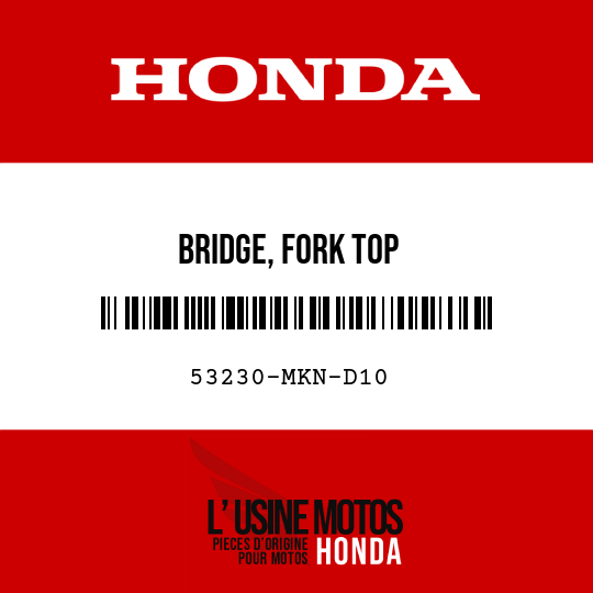 image de 53230-MKN-D10 BRIDGE, FORK TOP