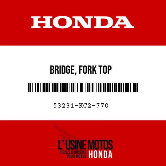 image de 53231-KC2-770 BRIDGE, FORK TOP