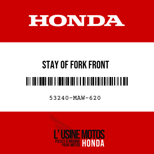 image de 53240-MAW-620 STAY OF FORK FRONT
