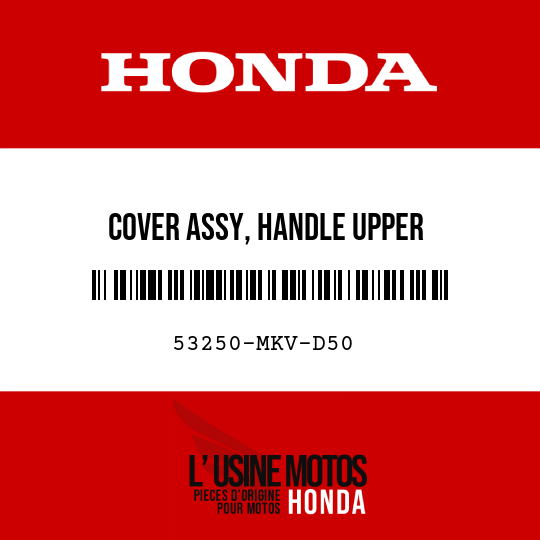 image de 53250-MKV-D50 COVER ASSY, HANDLE UPPER
