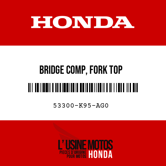 image de 53300-K95-AG0 BRIDGE COMP, FORK TOP