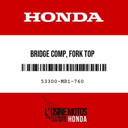 image de 53300-MR1-760 BRIDGE COMP, FORK TOP
