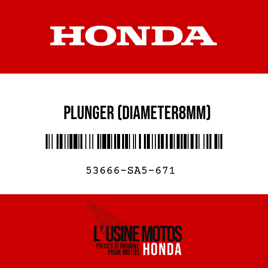 image de 53666-SA5-671 PLUNGER (DIAMETER8MM)