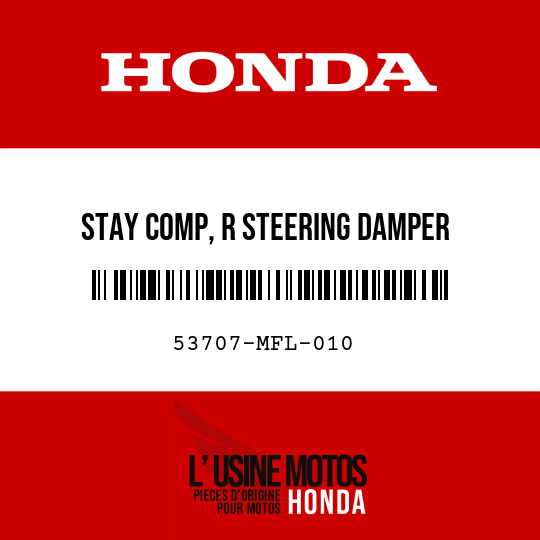 image de 53707-MFL-010 STAY COMP, R STEERING DAMPER