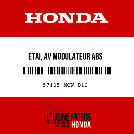 image de 57105-MCW-D10 ETAI, AV MODULATEUR ABS