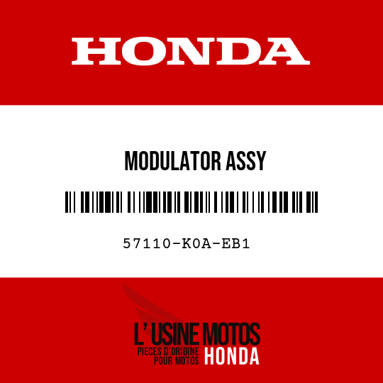 image de 57110-K0A-EB1 MODULATOR ASSY
