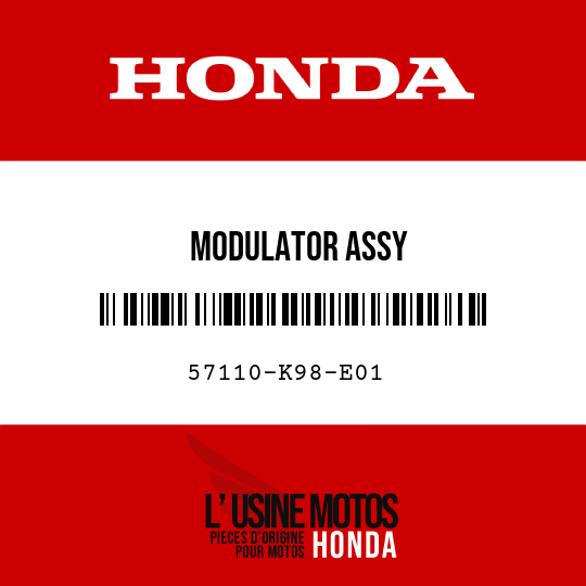 image de 57110-K98-E01 MODULATOR ASSY