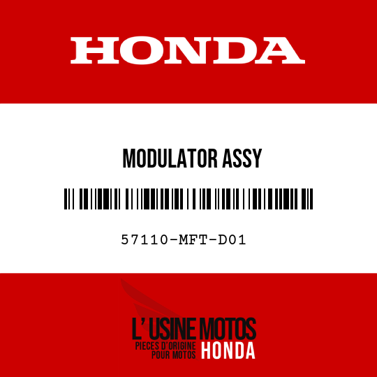 image de 57110-MFT-D01 MODULATOR ASSY