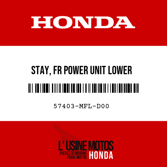 image de 57403-MFL-D00 STAY, FR POWER UNIT LOWER