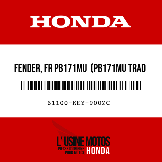 image de 61100-KEY-900ZC FENDER, FR PB171MU  (PB171MU TRAD BLUE METALLIC-U)