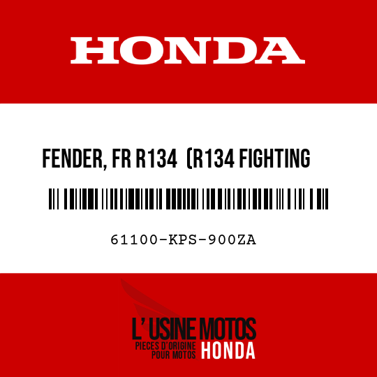 image de 61100-KPS-900ZA FENDER, FR R134  (R134 FIGHTING RED)