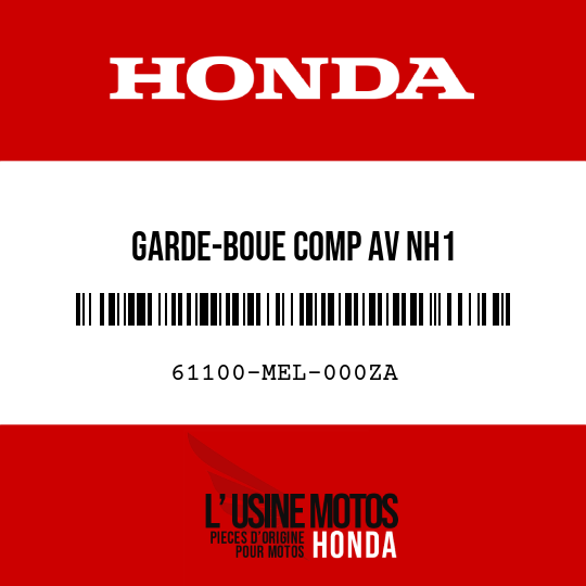 image de 61100-MEL-000ZA GARDE-BOUE COMP AV NH1 