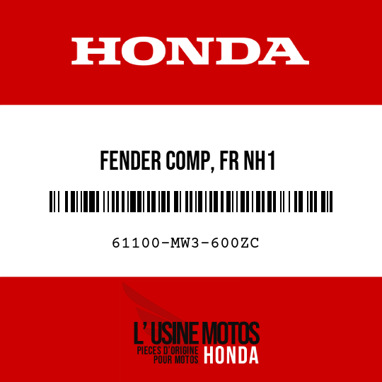 image de 61100-MW3-600ZC FENDER COMP, FR NH1 