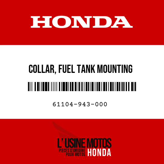 image de 61104-943-000 COLLAR, FUEL TANK MOUNTING