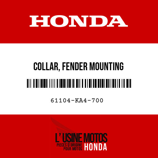 image de 61104-KA4-700 COLLAR, FENDER MOUNTING