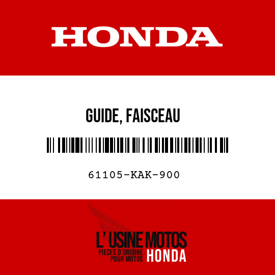 image de 61105-KAK-900 GUIDE, FAISCEAU