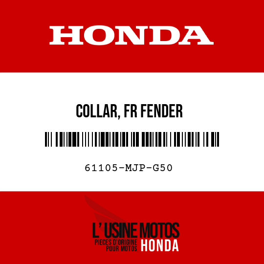 image de 61105-MJP-G50 COLLAR, FR FENDER