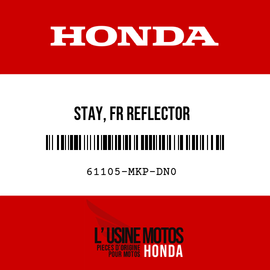 image de 61105-MKP-DN0 STAY, FR REFLECTOR
