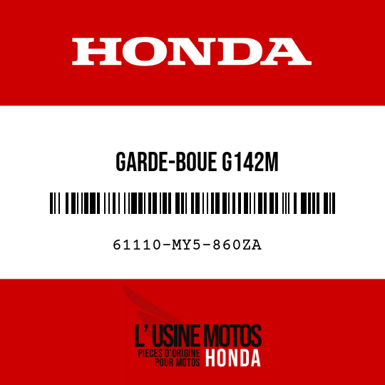 image de 61110-MY5-860ZA GARDE-BOUE G142M 