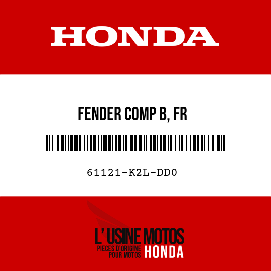 image de 61121-K2L-DD0 FENDER COMP B, FR