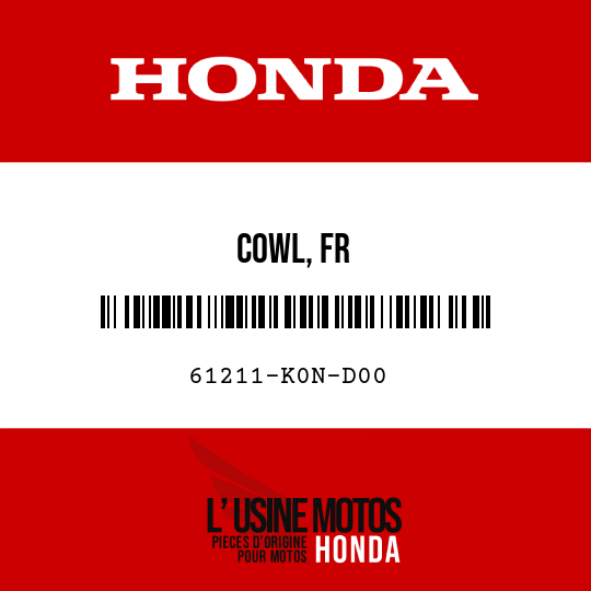image de 61211-K0N-D00 COWL, FR