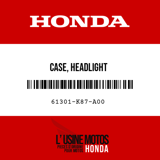image de 61301-K87-A00 CASE, HEADLIGHT