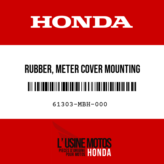 image de 61303-MBH-000 RUBBER, METER COVER MOUNTING