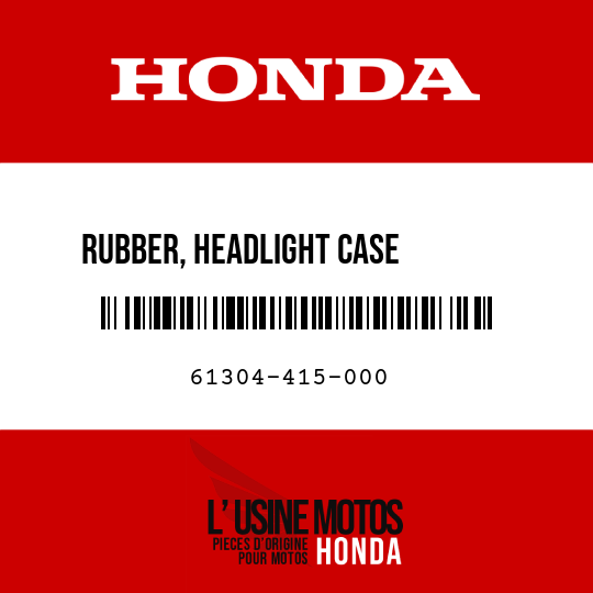 image de 61304-415-000 RUBBER, HEADLIGHT CASE        MOUNTING