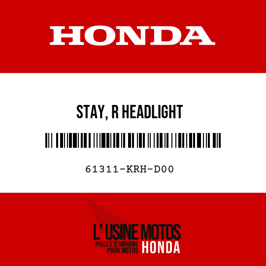 image de 61311-KRH-D00 STAY, R HEADLIGHT