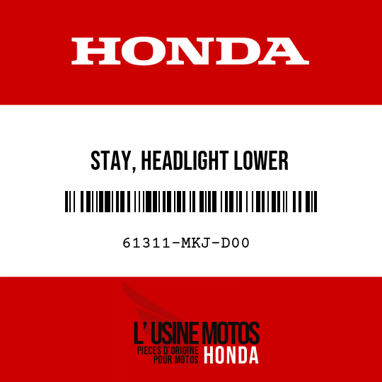 image de 61311-MKJ-D00 STAY, HEADLIGHT LOWER