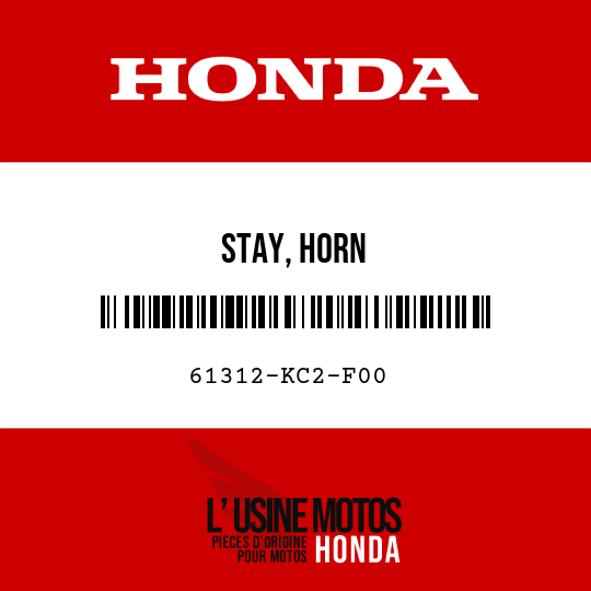 image de 61312-KC2-F00 STAY, HORN