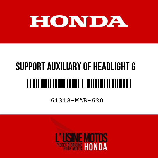 image de 61318-MAB-620 SUPPORT AUXILIARY OF HEADLIGHT G