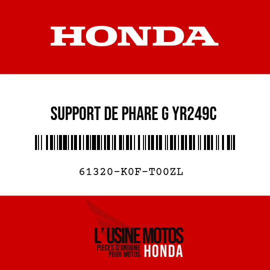 image de 61320-K0F-T00ZL SUPPORT DE PHARE G YR249C