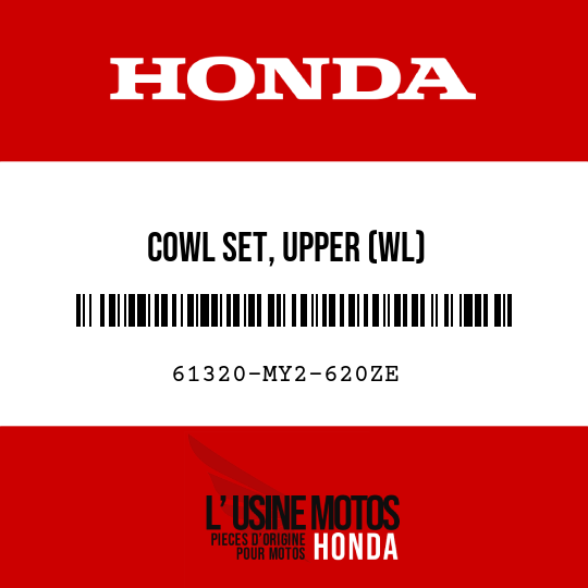 image de 61320-MY2-620ZE COWL SET, UPPER (WL)