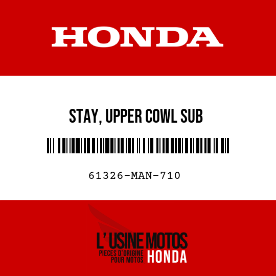 image de 61326-MAN-710 STAY, UPPER COWL SUB