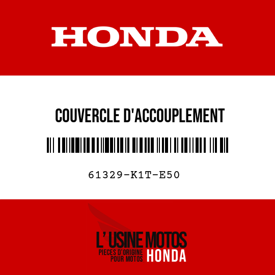 image de 61329-K1T-E50 COUVERCLE D'ACCOUPLEMENT
