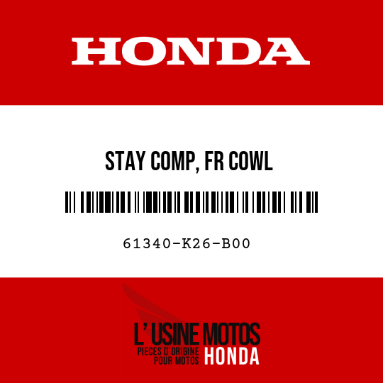 image de 61340-K26-B00 STAY COMP, FR COWL