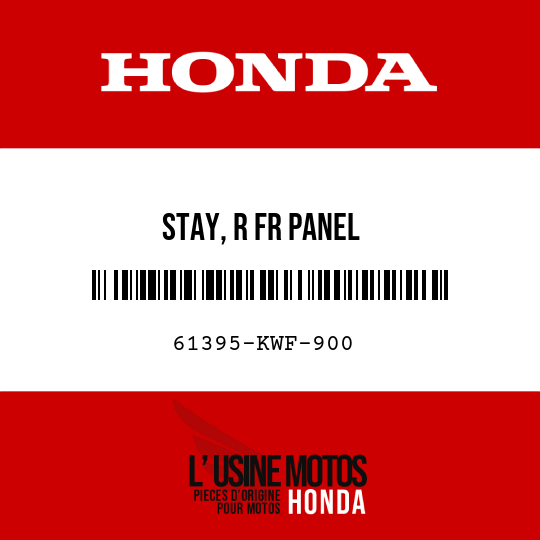image de 61395-KWF-900 STAY, R FR PANEL