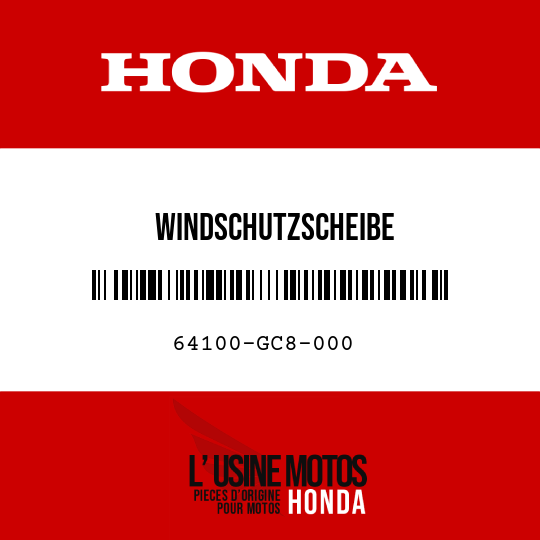 image de 64100-GC8-000 WINDSCHUTZSCHEIBE