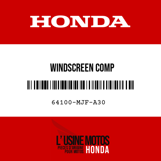 image de 64100-MJF-A30 WINDSCREEN COMP