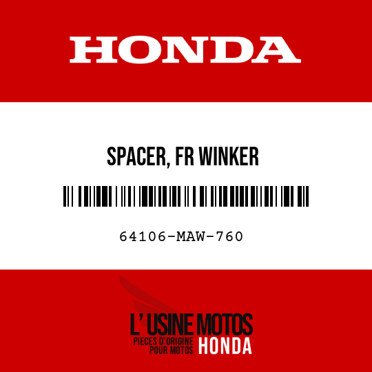 image de 64106-MAW-760 SPACER, FR WINKER