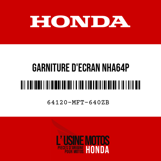 image de 64120-MFT-640ZB GARNITURE D'ECRAN NHA64P