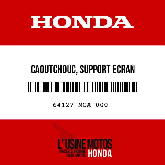 image de 64127-MCA-000 CAOUTCHOUC, SUPPORT ECRAN