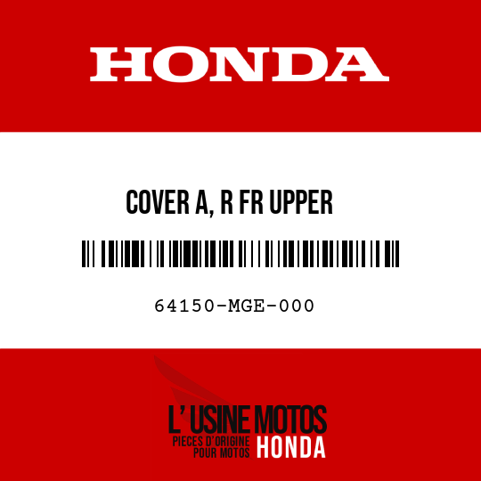 image de 64150-MGE-000 COVER A, R FR UPPER