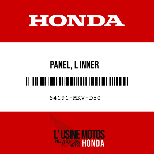 image de 64191-MKV-D50 PANEL, L INNER