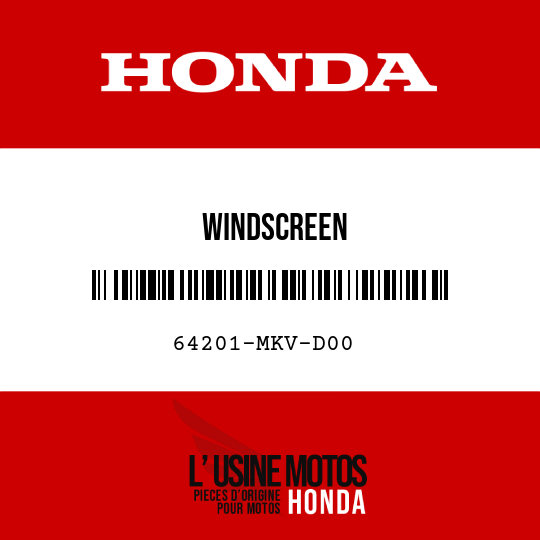 image de 64201-MKV-D00 WINDSCREEN