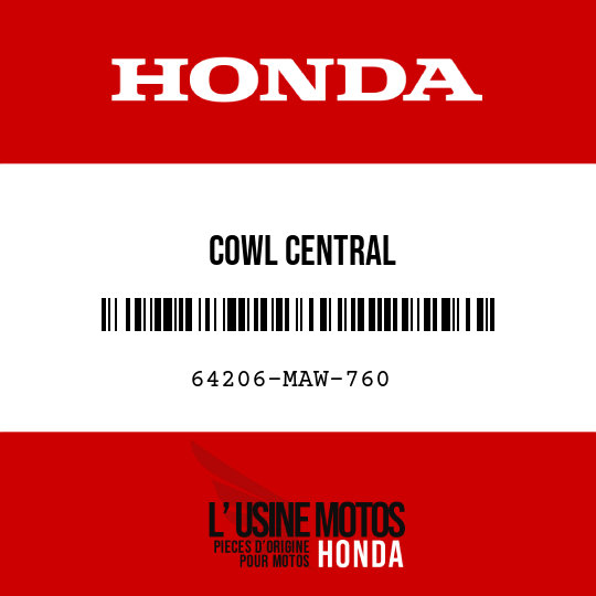 image de 64206-MAW-760 COWL CENTRAL