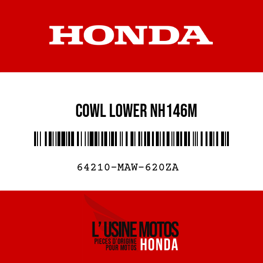 image de 64210-MAW-620ZA COWL LOWER NH146M