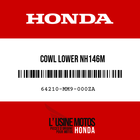 image de 64210-MM9-000ZA COWL LOWER NH146M